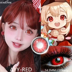 Vibrant Green Cosplay Color Contact Lenses - Cute Anime - Inspired Eye Enhancement (AYY - Red)