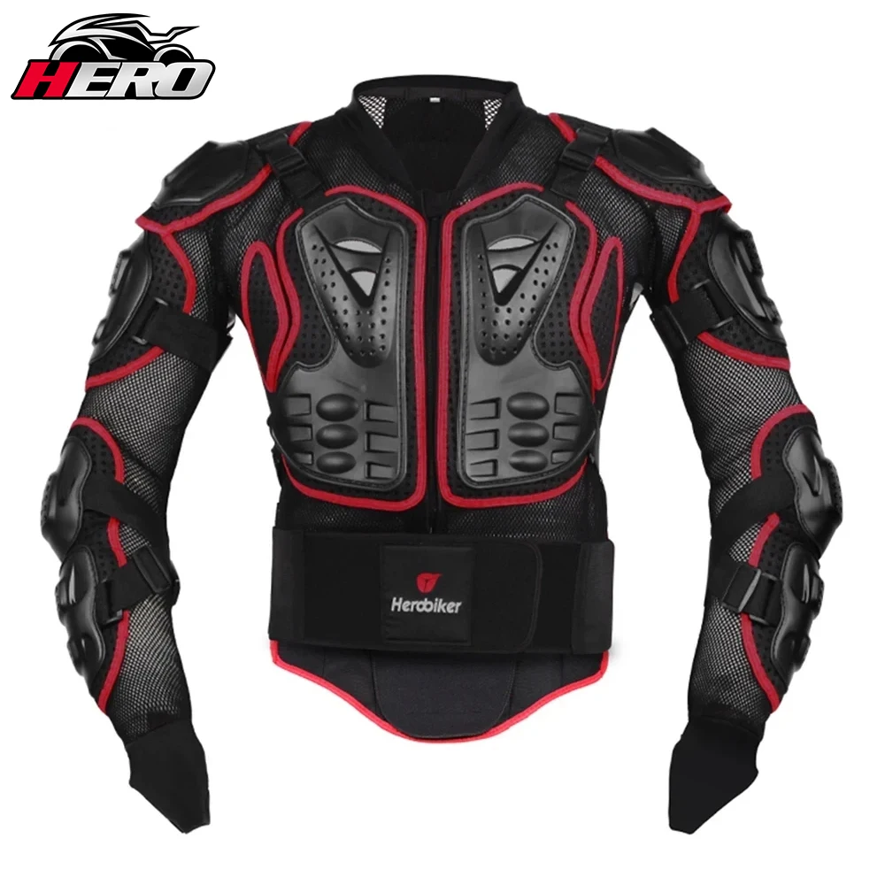 

HEROBIKER Motocross Jacket Motorcycle Armor Men Body Armor Motorcycle Riding Protection Bike Riding Jacket Protection