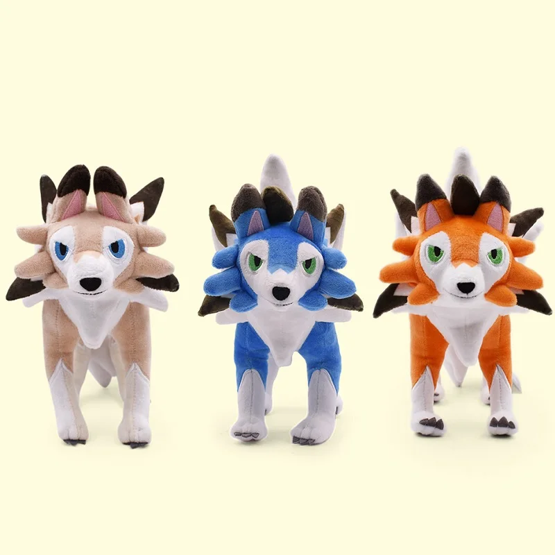 Pokemon Lycanroc-Midnight Plush Stuffed Animal Toy Lycanroc