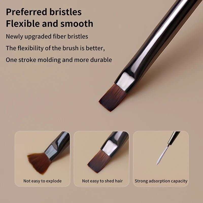 1Pcs French Stripe Nail Art Liner Brush Set Tips Ultra-thin Line Drawing Pen UV Gel Painting Brushes Manicure Tool 3