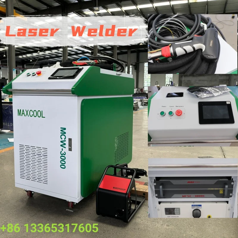Fiber Laser Welding Machines 1500W 2000W 3000W Raycus MAX BWT Laser Welder Cleaner for Metal Clean Weld