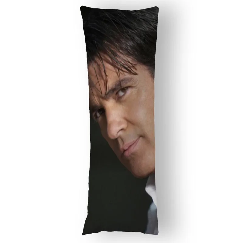 

Antonio Banderas Dakimakura Pillowcase Hug Satin Pillowcover Almohada Anime Body Pillow Case Cushion Cover 35X100cm60X200cm
