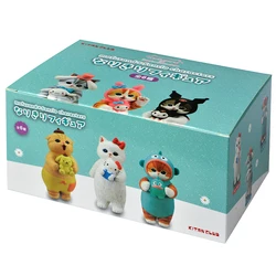 Mofusand Shark Cat Blind Box - Fruit Animal Cute Mini Figures Ornaments Dolls (6PCS Set)