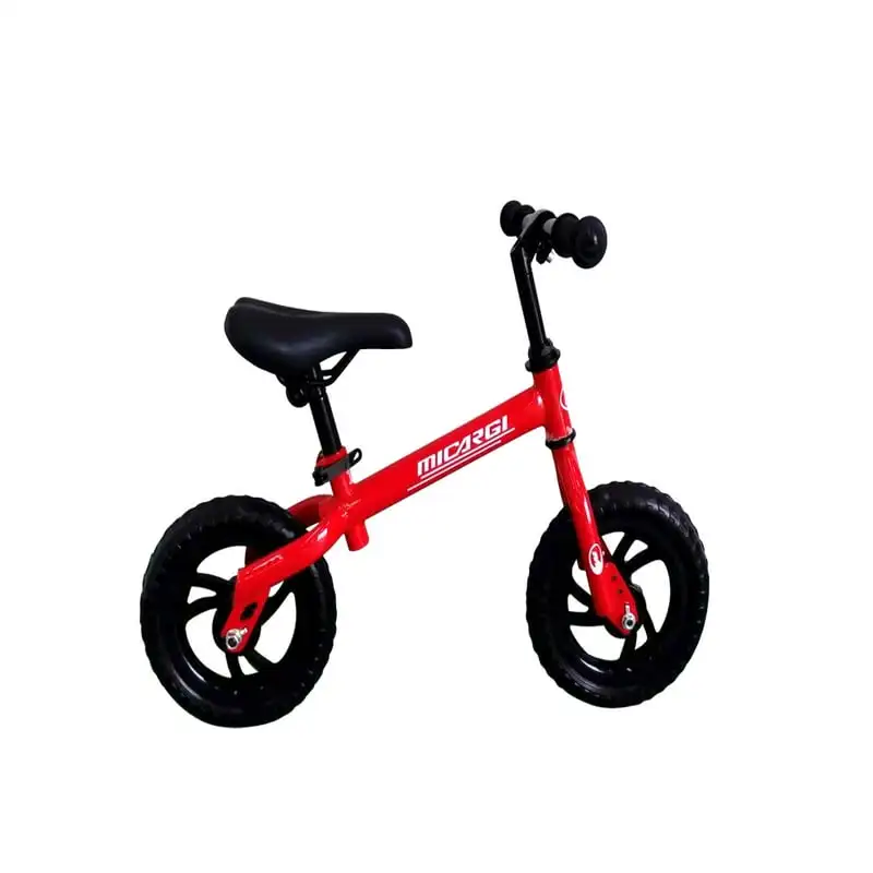 

10" Balance Bike Push Bike Steel Frame EVA Tire Bicycle, Wheel 's Bike - Red