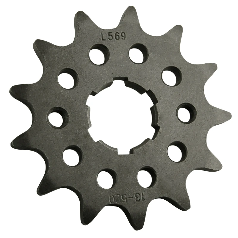 LOPOR 520 CNC 13T Front Motorcycle ATV Sprocket for Kawasaki KXF250