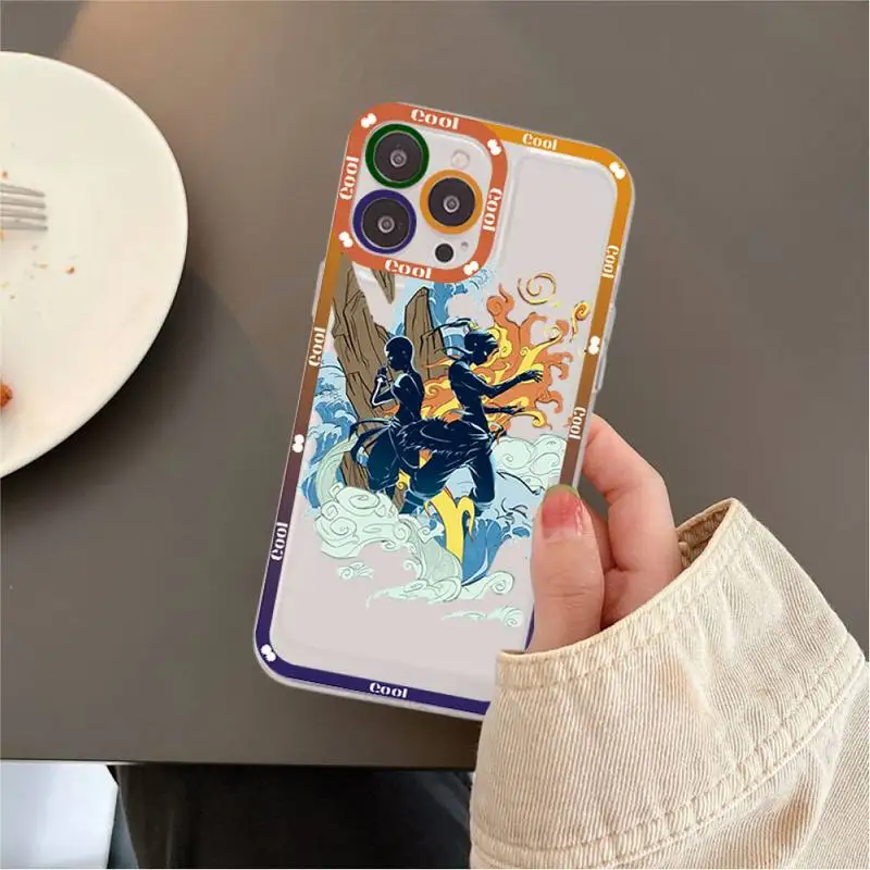 Anime Avatar The Last Airbender Phone Case for iPhone 11 12 13 Mini Pro Max 14 Pro Max Case shell