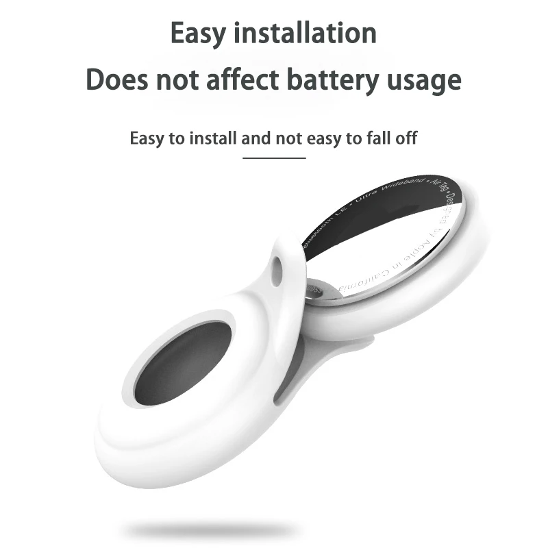 For Apple Airtags Case Silicone Protective For Airtag Tracker Locator Anti-lost airtag air tag Case dog Anti-Loss Tracker