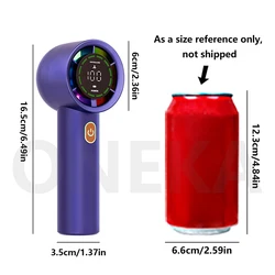Portable Handheld Fan in Trendy Colors - Stylish, Versatile, and Long - Lasting Cool Breeze (Purple)