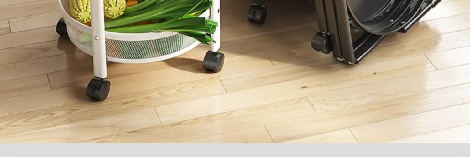 Foldable Storage Rack Round Rotatable Mobile Snack Organizer Trolley Bathroom Storage Shelf Home Appliance Kitchen Rack Storage Organizer