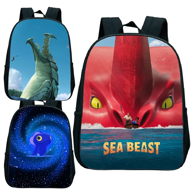 

The Sea Beast Backpack Toddler Back to School Primary Kindergarten Mochila Casual Knapsack Kids 3D Printing School Bags