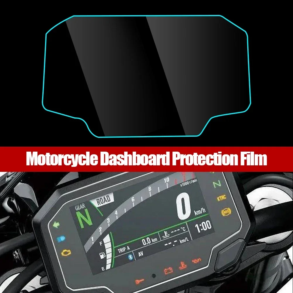 Motorcycle Screen Protector Film Cluster Scratch Protection Film Dashboard Screen Protector For Kawasaki Ninja 650 Z650 Z900 1000 Motorcycle Accessories