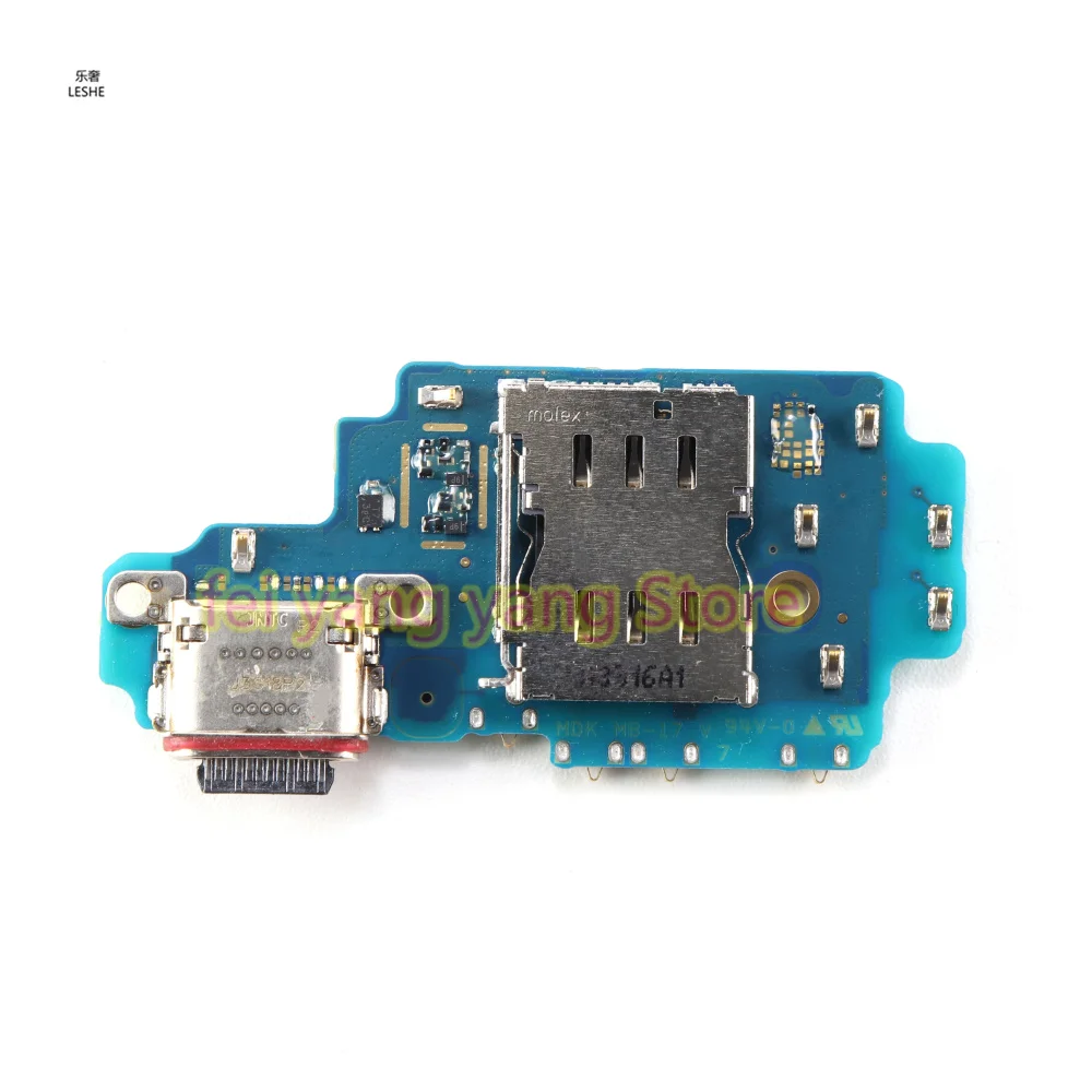 USB C타입 3.2 충전 포트 잭 도크 커넥터, 충전 보드 플렉스 케이블, 삼성 갤럭시 S24 울트라 SM-S928B S928U U1 E DS용, 45W