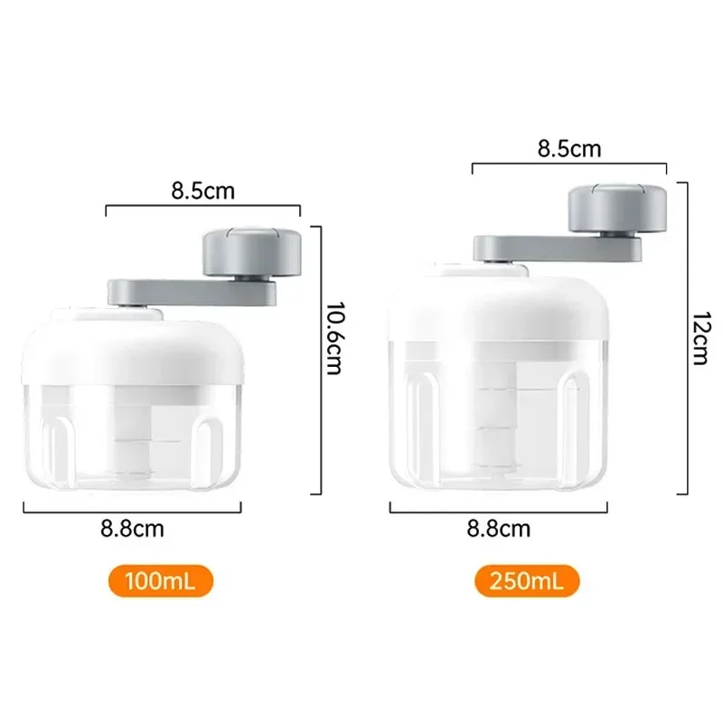 Multifunctional Vegetable Chopper Small Food Processor Manual Hand-Cranked Mincer Tool Garlic Kitchen Gadgets vegetable crusher
