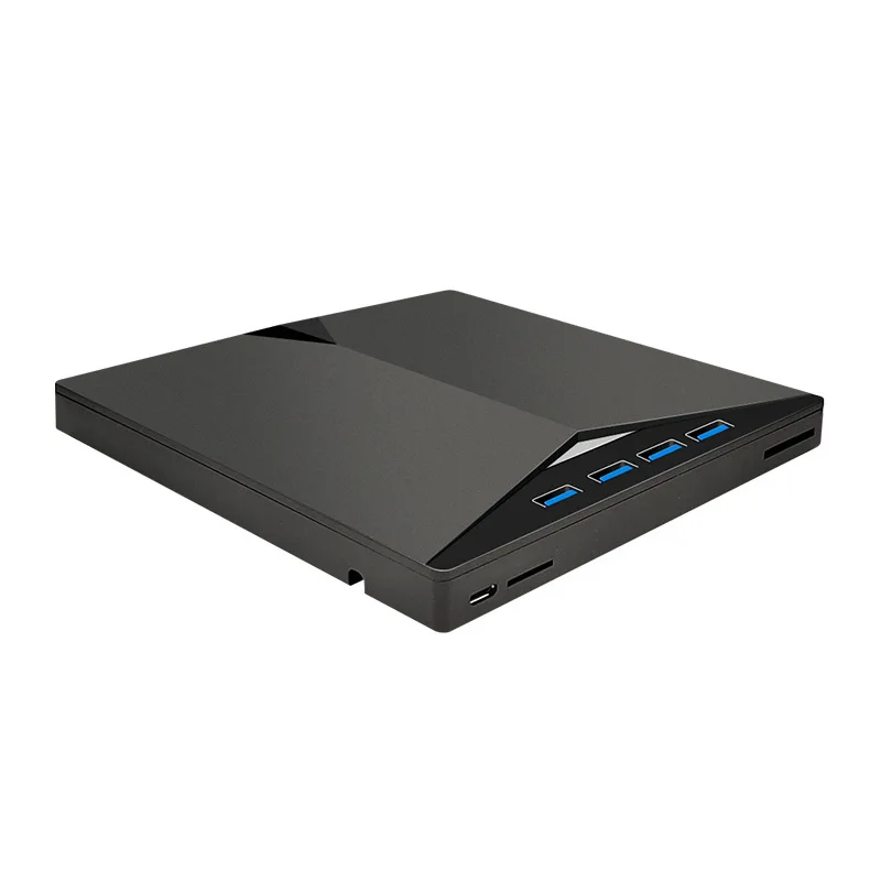 7-in-1 Externes DVD-Laufwerk USB 3.0 Typ-C CD RW Brenner Lesegerät RW Optisches Laufwerk TF SD Kartenleser für PC Laptop Notebook Computer – Detail 7