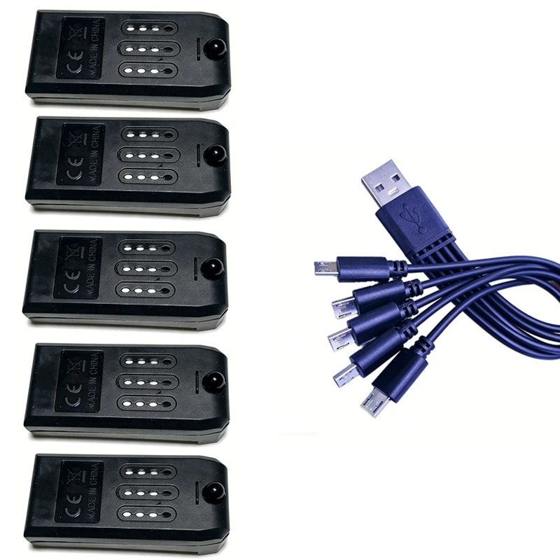 ตัวเลือกสินค้า แบตเตอรี่โดรน V8 3.7V 850mAh สำหรับ 4DRC V8 ชาร์จได้