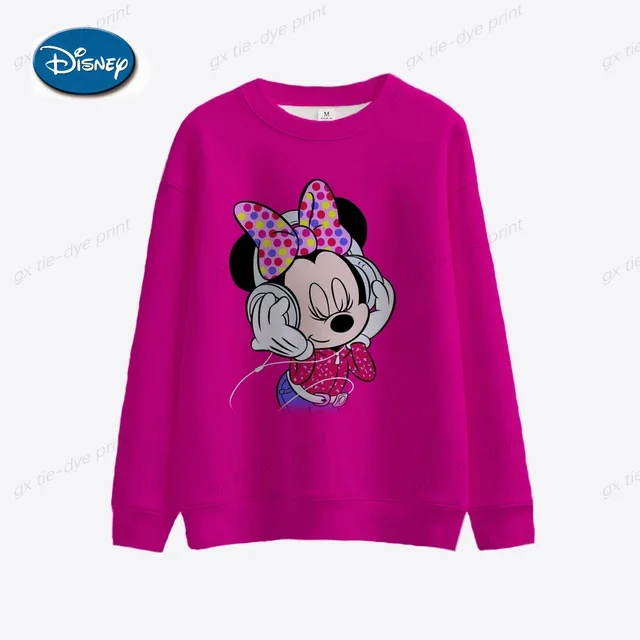 thumbnail image 1 of Sudadera de anime de Disney Mickey Mouse para hombre, moda de otoño, sudaderas para niños y niñas, sudaderas con estampado 3D de otoño Harajuku para mujer, 1 of 5