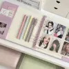 MINKYS Original Design Glittery Love Heart PU 6 Space Kpop Photocard Binder Collect Book Idol Photo Card Holder Photocards Album 2