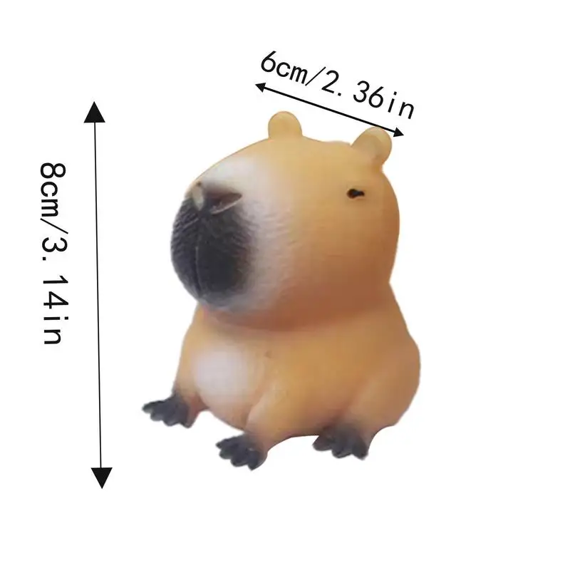 Capybara Anti Stress Fidget Toys For Anxiety Capybara Unusual Object Funny Stuff Cartoon Animal Decompressions Pinch Toyfor Kids