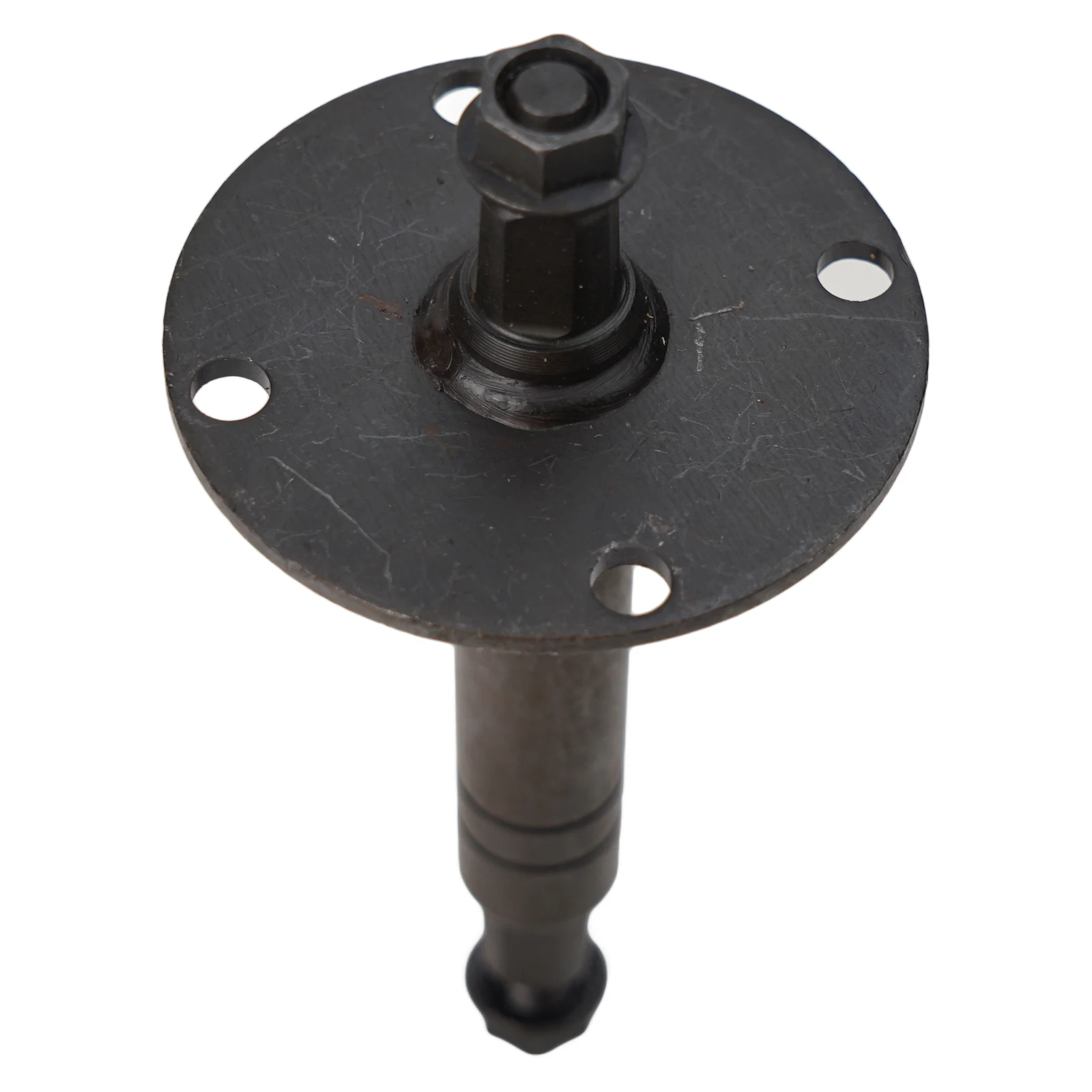 Heavy Duty Metal Exercise Bike Middle Wheel Axle, Ensures Longevity and Strength, Compatible with Various Dynamic Bicycles