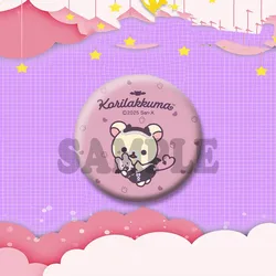 Adorable Rilakkuma Bear Enamel Pin - Cartoon Animal Brooch for Backpacks & Clothing Wholesale (Style 24)