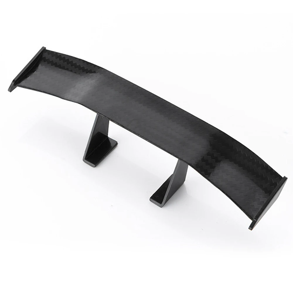 Universal Spoiler Carbon Fiber Look 3D Mini Rear Trunk Wing Boot Lip Spoiler Stickers Car Exterior Funny Accessories Decoration auto sticker car rear wing spoiler