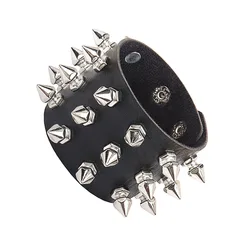 Punk Dark Multi - Layered Chain Bracelet - Retro Gothic Jewelry & Accessories (N)