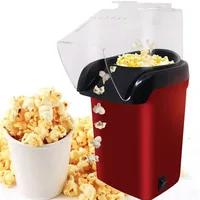 Household electric popcorn machineblower type mini popcorn bagging machine electric heating corn popper machine popcorn machine 2