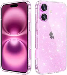 Glitter Clear Phone Cover Accessories (For iPhone 17Pro Max)