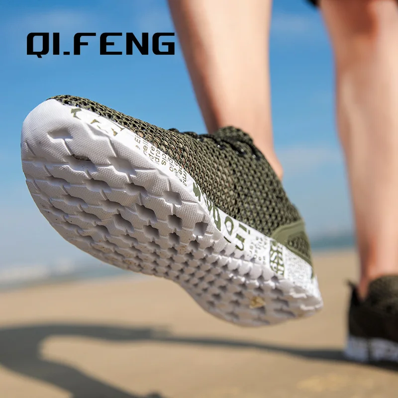 Chaussures Aquatiques Homme Été Respirantes Randonnée Plage Séchage Rapide Pêche