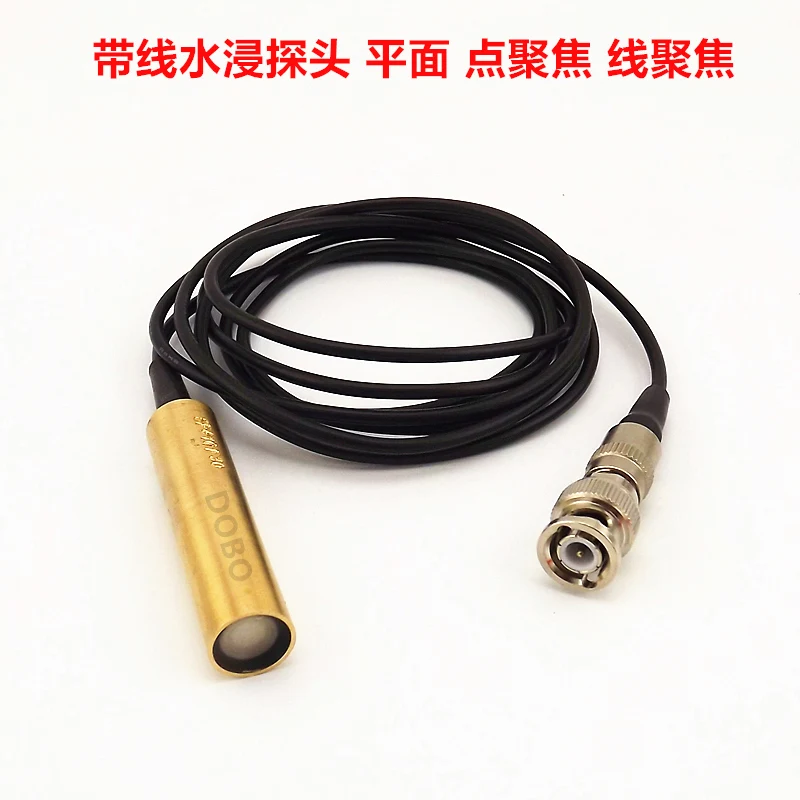 water-immersion-focused-ultrasonic-probe-with-line-point-focusing-line-focusing-plane-automatic-flaw-detector-transducer