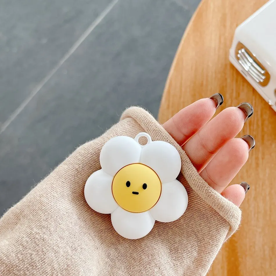 Cartoon Protection cover for AirTag Case cute Korea flower Anti-lost case for Air Tags Locator Tracker Silicone Protect Cover 2