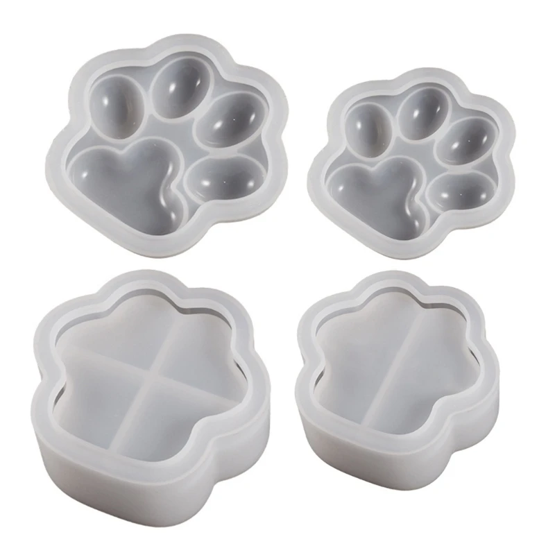 

Nonstick Paw Storage Box Mold Epoxy Resin Silicone Mold DIY Ornament Tool