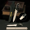 18CM Resident Evil Leon Scott Kennedy Weapon Combat Tactical Knife Game Periphery Full Metal Model Collectible Ornaments Boy Toy 4