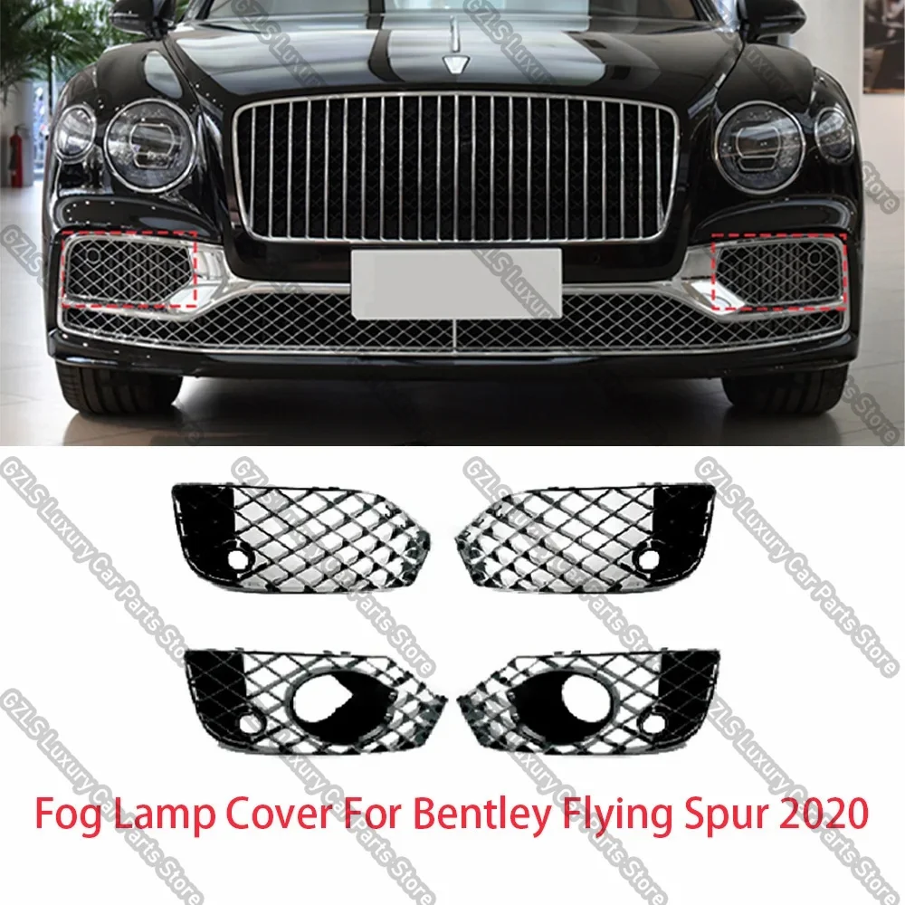 Auto Parts Fog Lamp Cover Chrome/Black W/Without Acc Hole For  