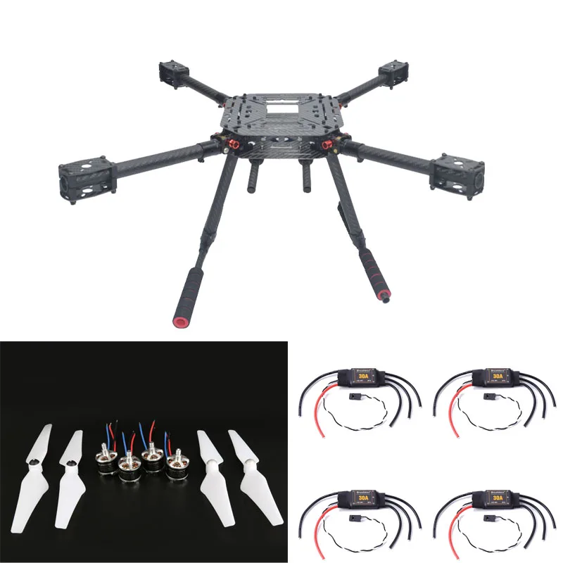 

LX450 Drone With F450 Frame T-motor Gear 450 2216 KV880 Motor 2Pair 1045 hobbywing 20a esc Heli Multi-Rotor With Landing Gear