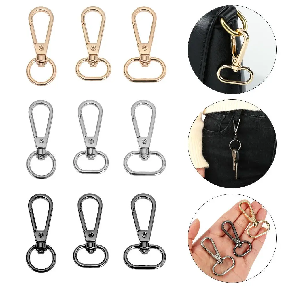 

1PC Metal Bags Strap Buckles Lobster Clasp Collar Carabiner Snap Hook DIY KeyChain Bag Part Accessories 13/15/20/25mm
