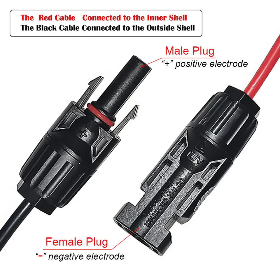 Conector Xt60 Kzfuli Conector Solar Macho Hembra XT60 A MC4. El