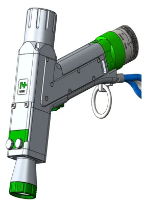 Cabezal 4 en 1 Raytools para soldadura láser de fibra de BW101-GS, corte y limpieza