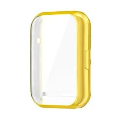 Shiny Slim TPU Smartwatch Protective Case Cover for Watch Fit2 (Gold)