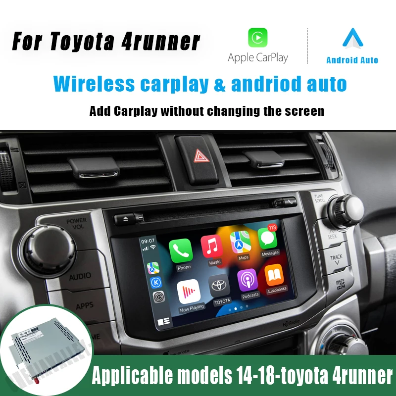   Apple Carplay   ȵ̵ ڵ ڴ TOYOTA 4Runner 2014-2018 ڵ ڴ  ̷ ̼ Ƽ̵