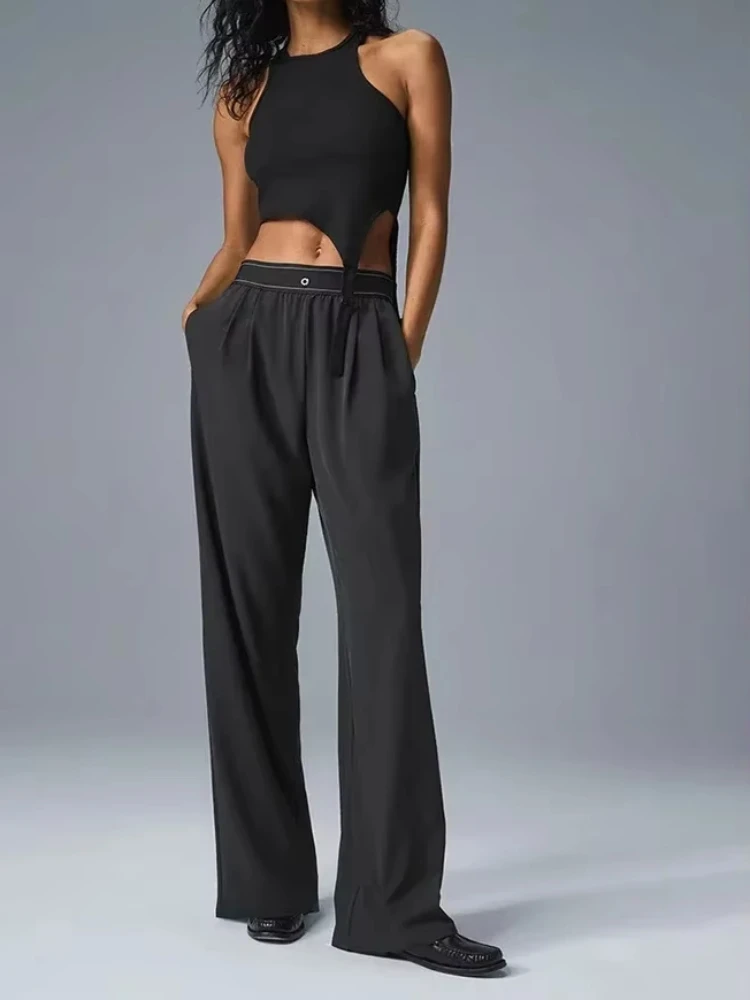 ارتفاع الخصر مستقيم الساق اليوغا السراويل 2025 الم...