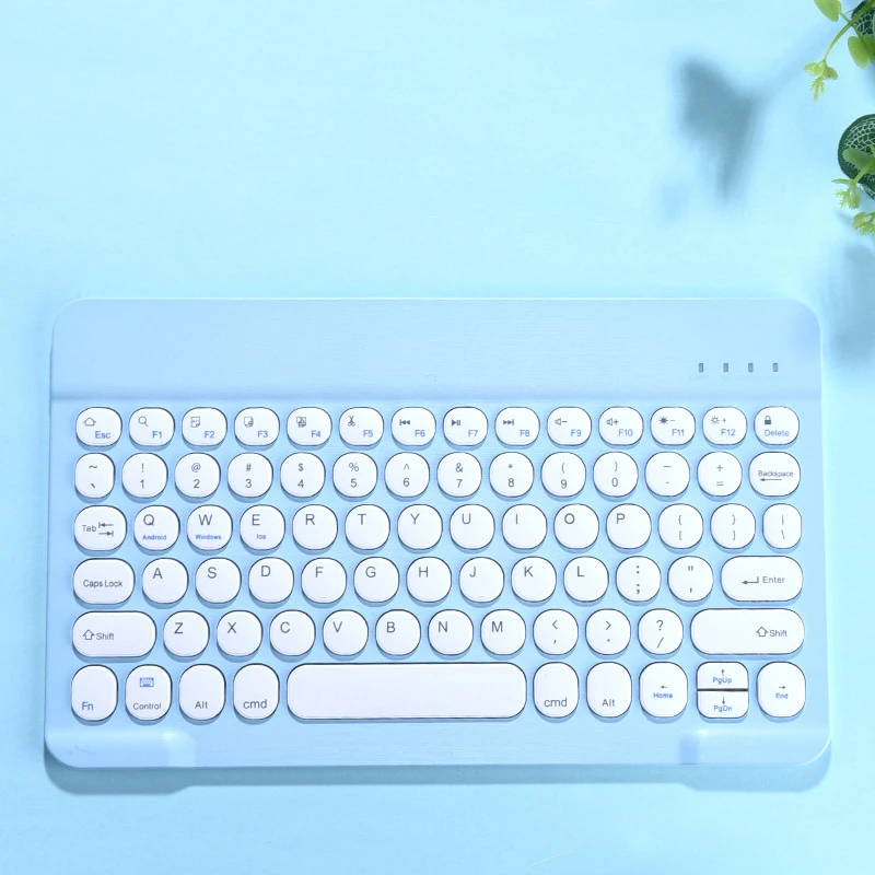 Teclado e Mouse Ultra Fino sem Fio Compatível com Bluetooth Espanhol Coreano Russo Ipad Pro Xiaomi Samsung - Imagem 3