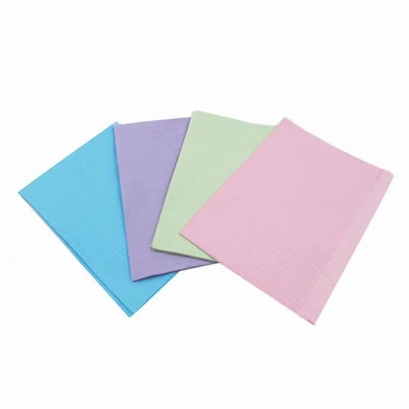 20Pcs Nails Art Cleaning Desk Mat Disposable Clean Pads Non-woven Waterproof Tablecloths Manicure Tool For Nails Care