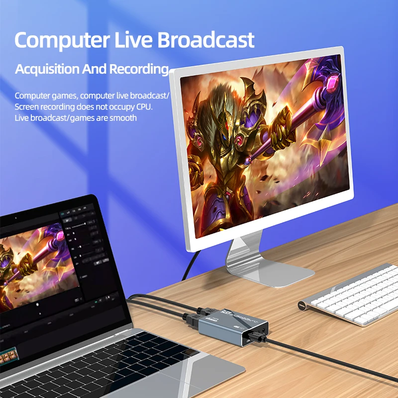 Video Capture Card 4K Live Streaming USB 3.0