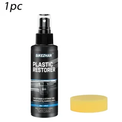 Ultimate Car Trim Restorer Kit - Revives and Protects with UV - Resistant Shine, Includes Applicator Sponge (100ML)