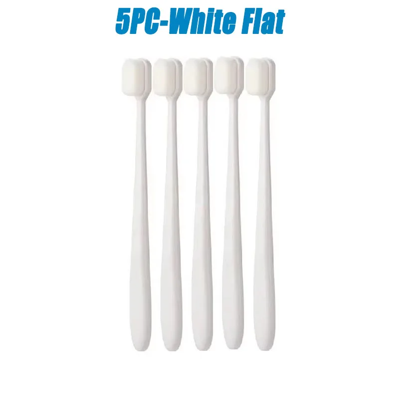 Eco-Friendly Soft Bristle Travel Toothbrush Set with Portable Case