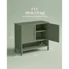 3-Tier Shoe Cabinets Organizer, Shoe Shelf, Modern Country Cabinet, Freestanding Cabinet with Height-Adjustable Shelf,  Entryway 2