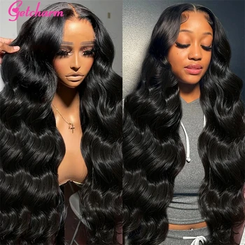 Body Wave 13x6 HD Lace Front Wigs Body Wave 13x4 Transparent Lace Human Hair Wigs Glueless For Black Women High Density