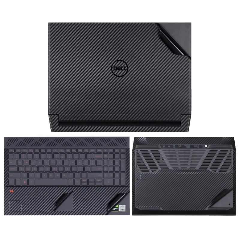 Pre-cut Laptop Pele Capa Filme Adesivo Decalque de Vinil Protetor à Prova d Água Dell G15 5511 5520 5515 5525 5510 15.6 5535 5530 - Imagem 5