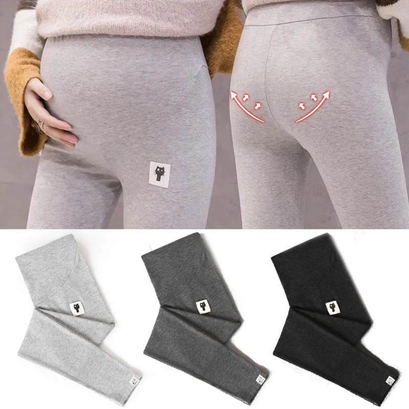 Pregnant Women Adjustable Bottoming Pants Maternity High Waist Tights Pants Women Comfortable Breathable Elastic Leggings maternity pants